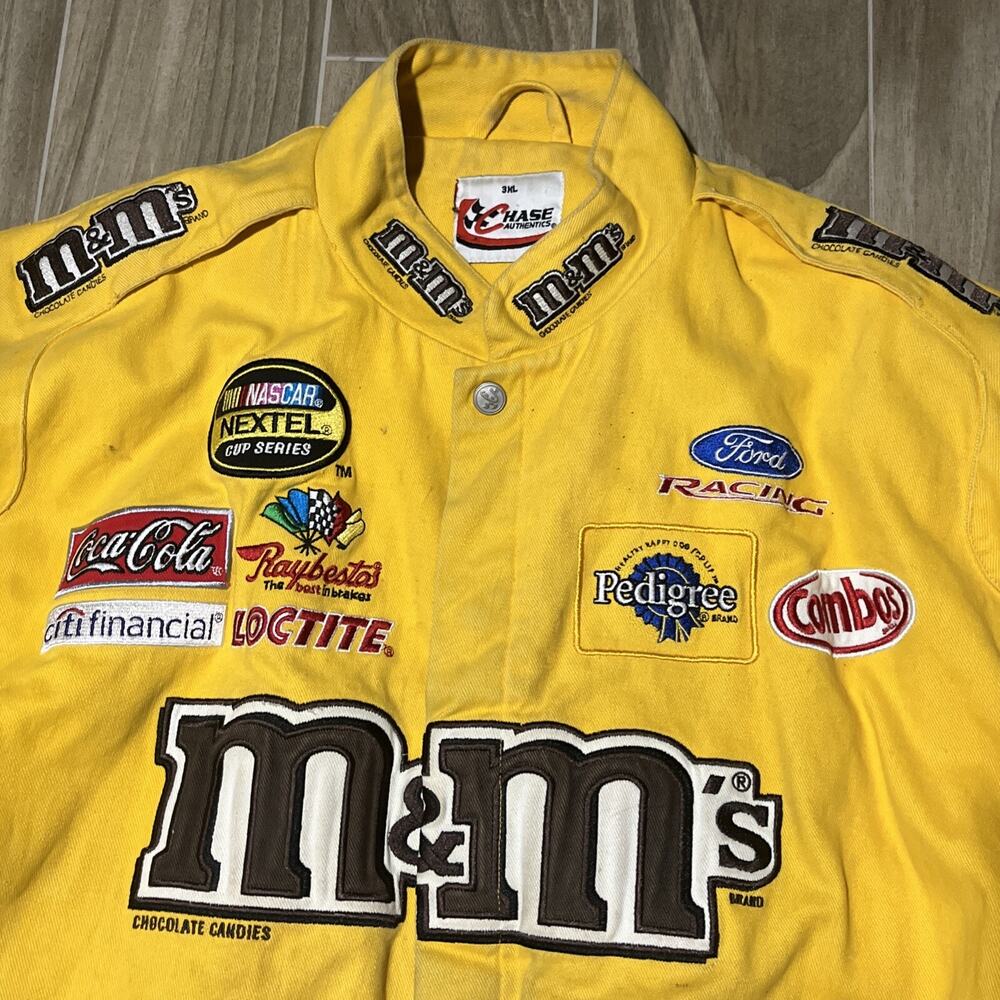 Chase Authentics M&M’s Jacket Yellow/Brown Size 3… - image 3